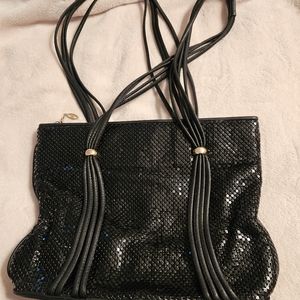 Black shoulder bag